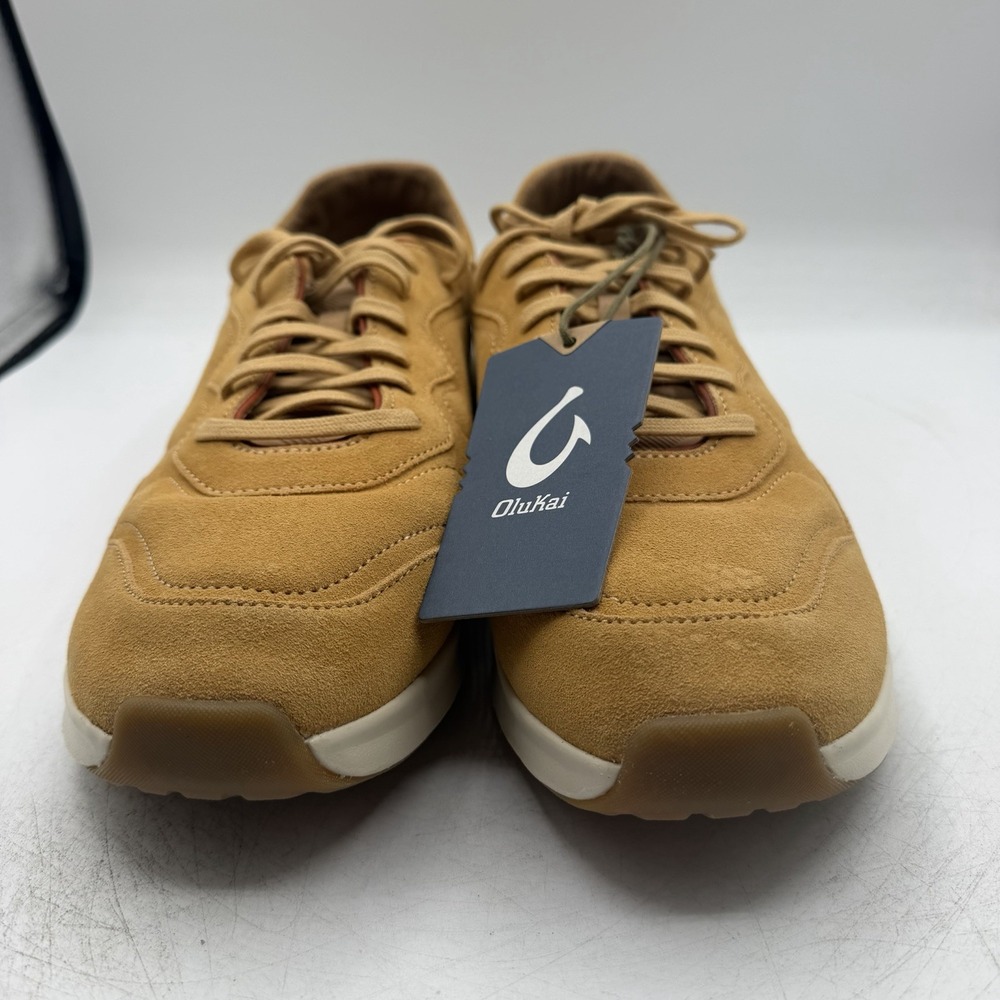 OluKai Koheo Shoes Mens Sz 10.5 Golden Sand Tan Casual Sneakers 10525-GSGS NWT - Picture 3 of 10